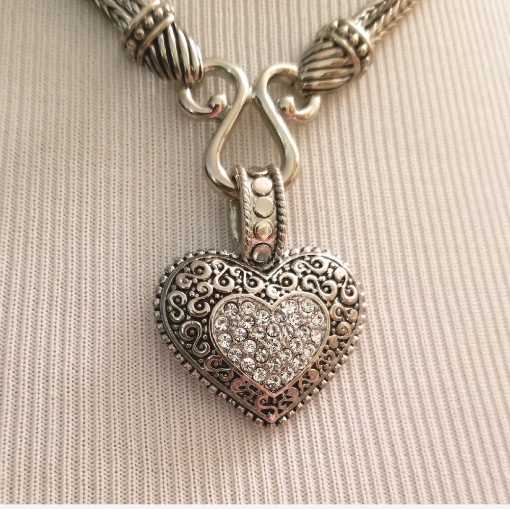{Lia Sophia Heart Necklace} - Picture 2 of 4